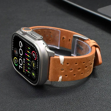 Classic Elegance Strap™: Genuine Leather Band for Apple Watch Series & Ultra